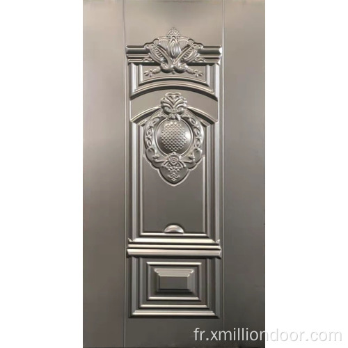 Panneau de porte en acier de conception de luxe